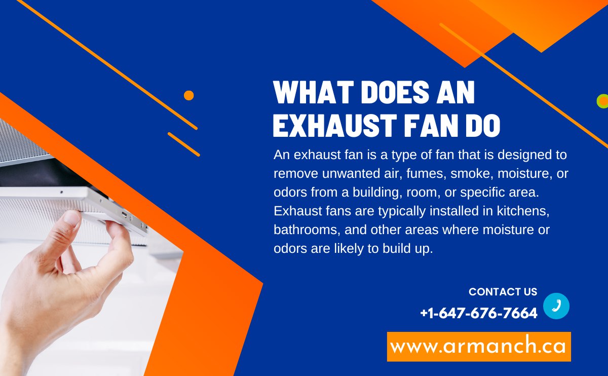 What does an exhaust fan do?