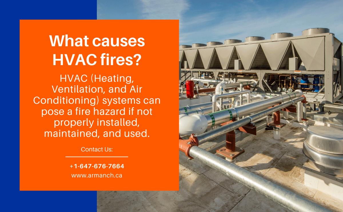 What causes HVAC fires?