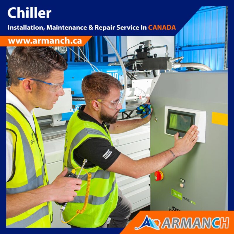 chiller installation and maintenance service by armanch hvac