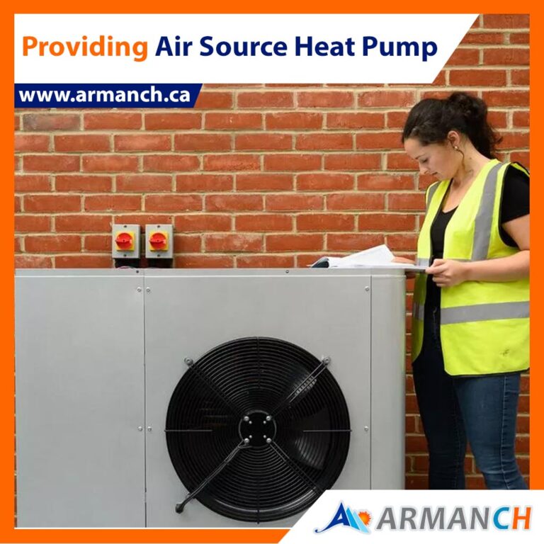 An-HVAC-woman-expert-during-checking-and-installing-Air-Source-Heat-Pump