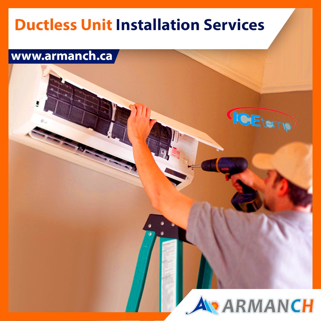 Ductless Unit maintenance by armanch expert hvac company