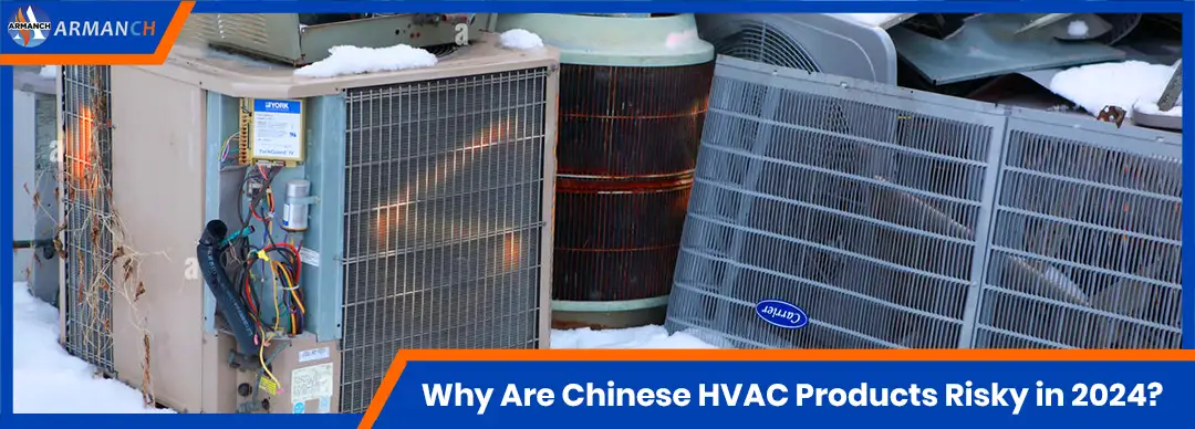 A bounch of broken chineese HVAC Air conditioners