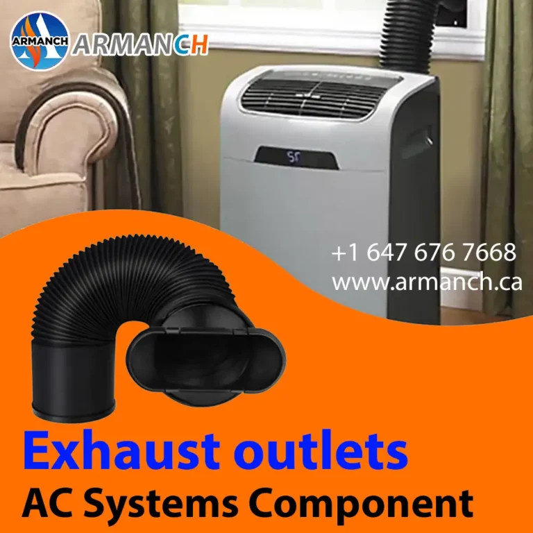 Exhaust outlets HVAC AC systems Component