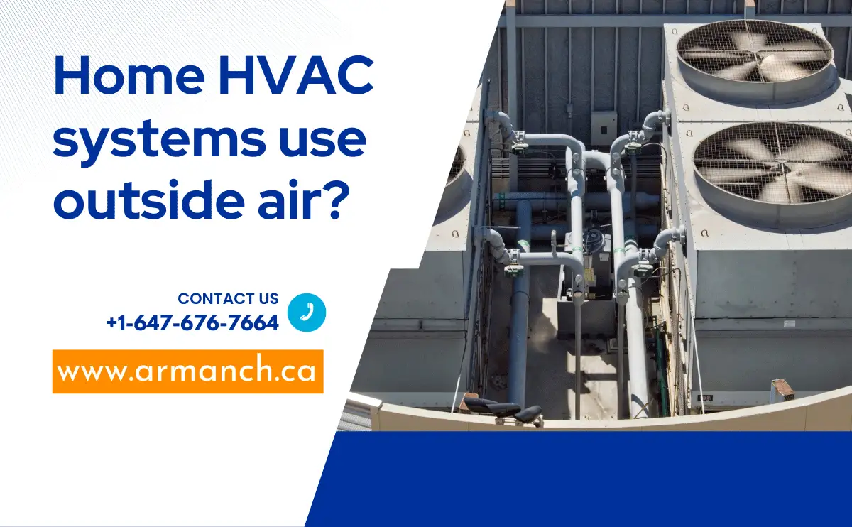 Home HVAC Systems use outside air