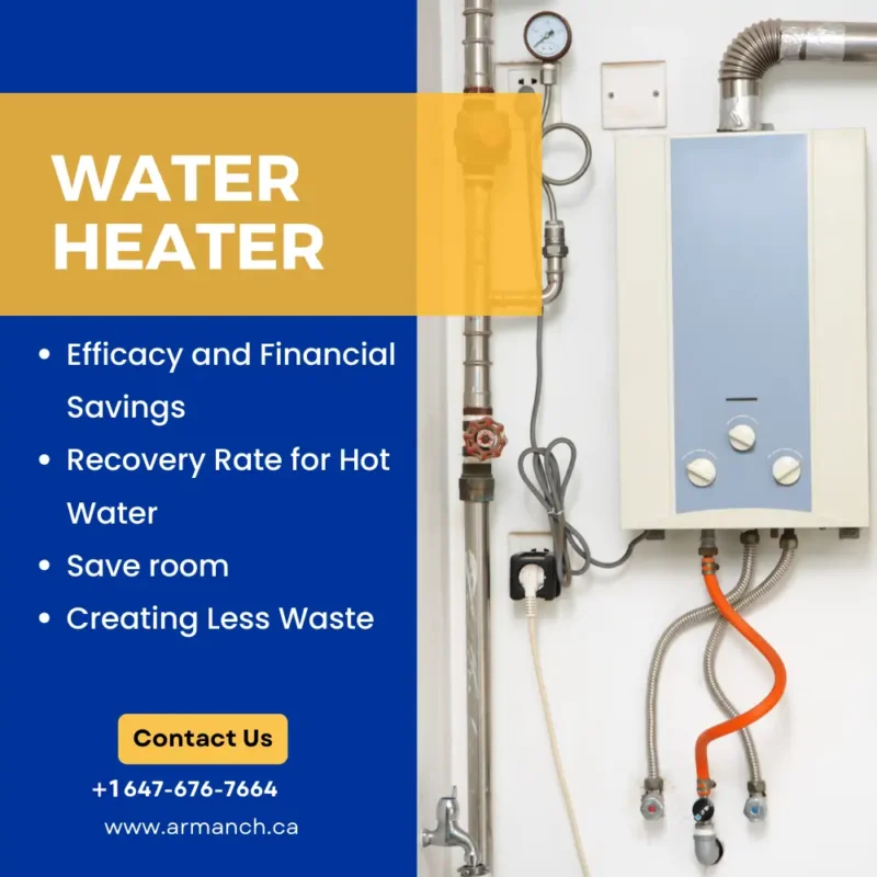 Reliable Water Heater Services by Armanch Heating & Air Conditioning