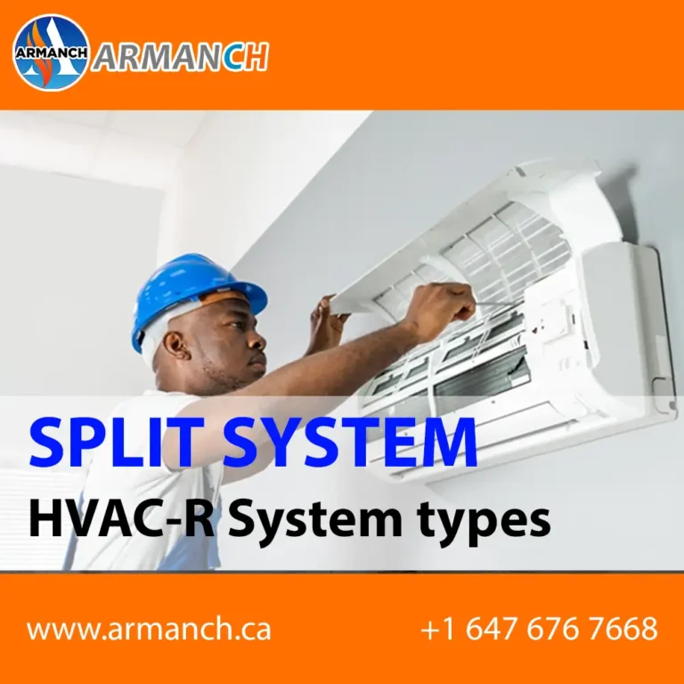 Split HVAC-R system types