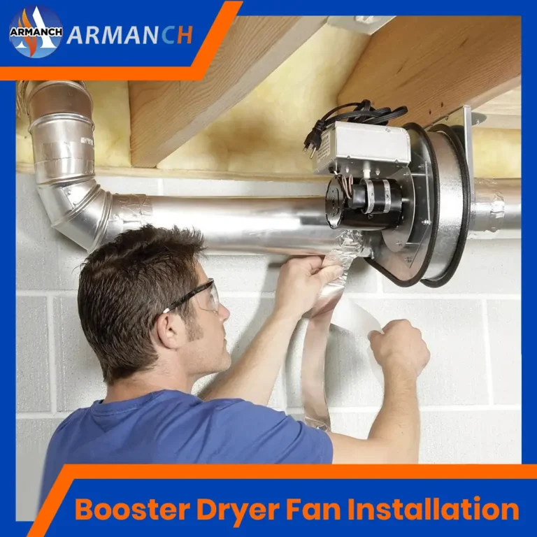 booster dryer fan installation services in toronto canada by armanch