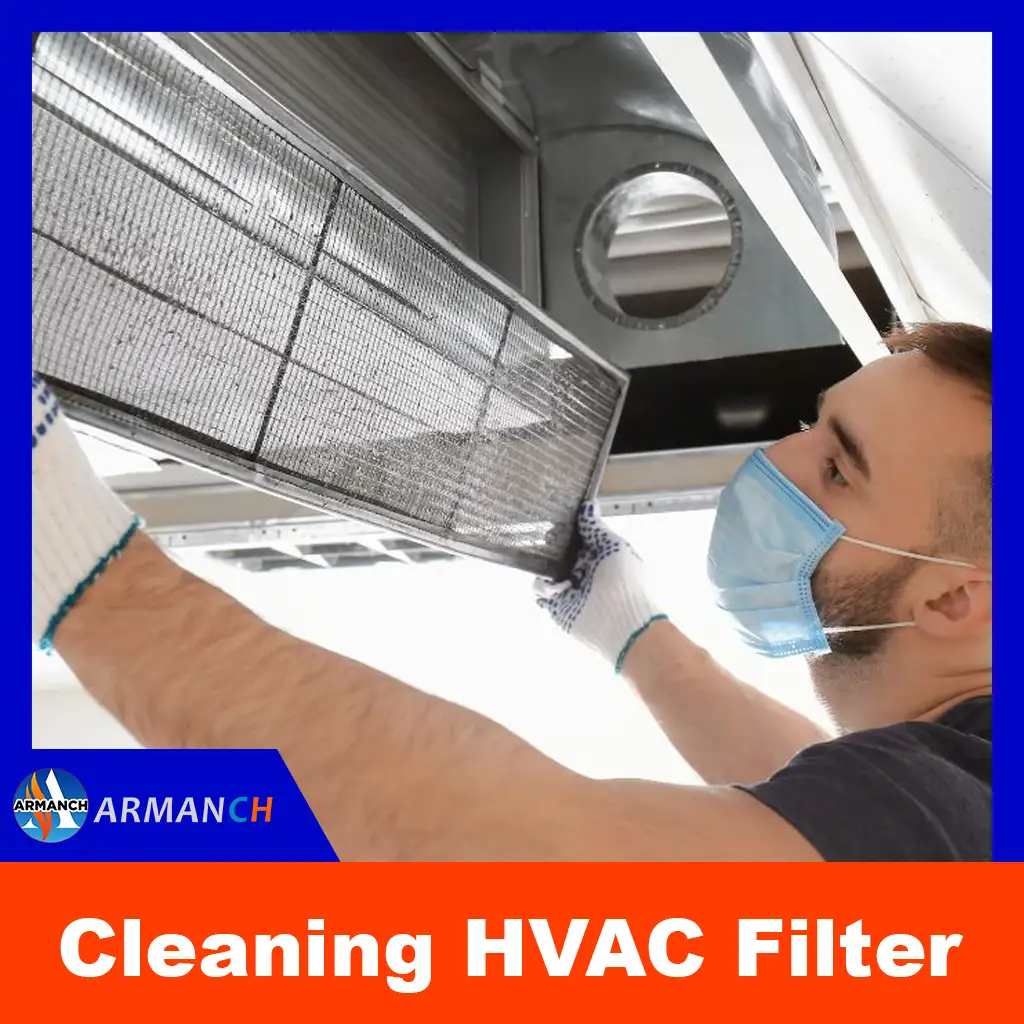 cleaning hvac filter