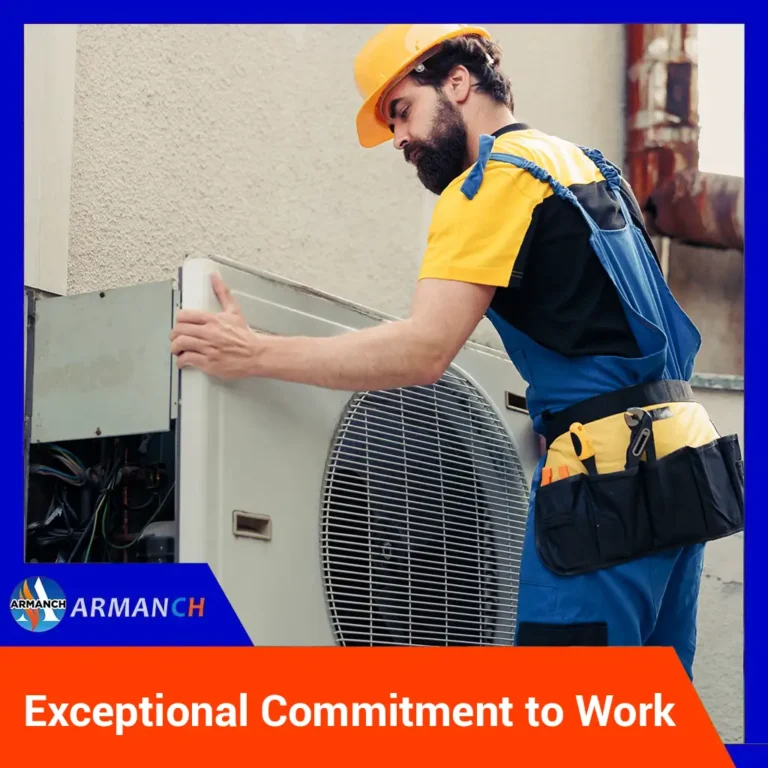 exceptional commitment to work in hvacr fields by armanch company